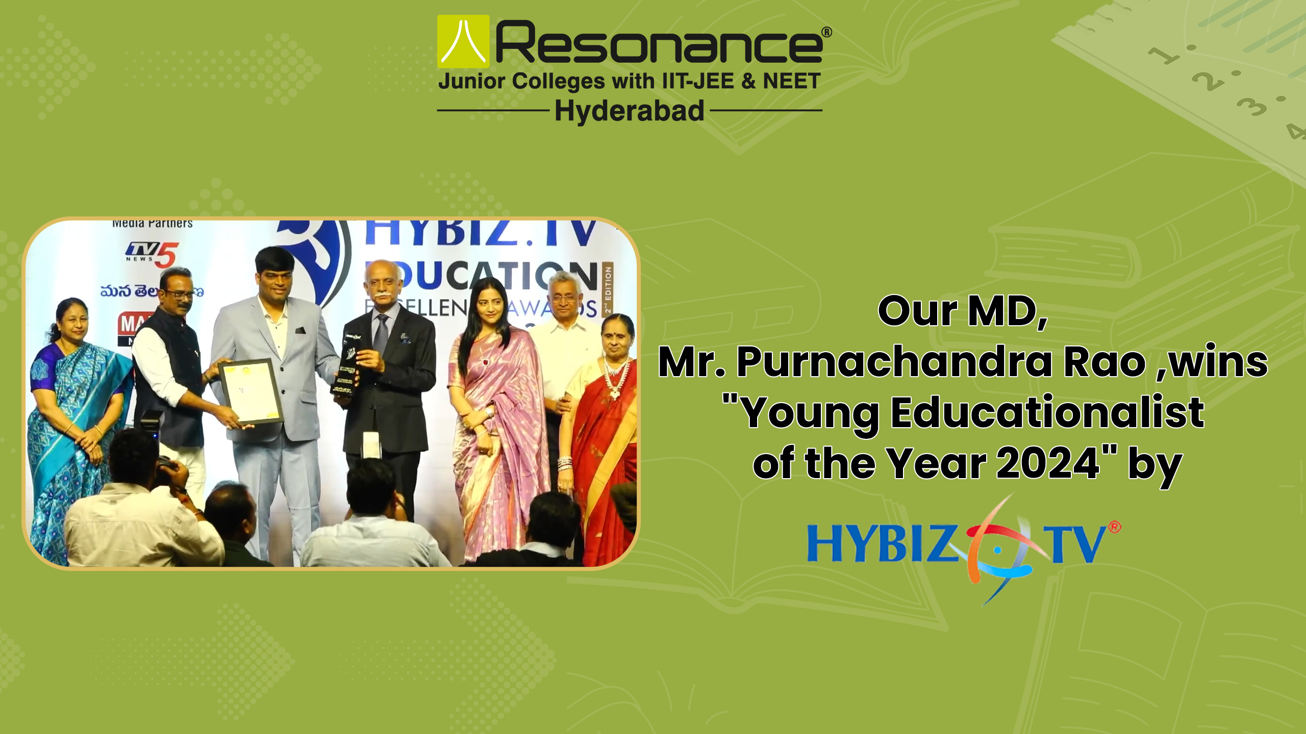 Proud Moment for Resonance as Our MD Wins 