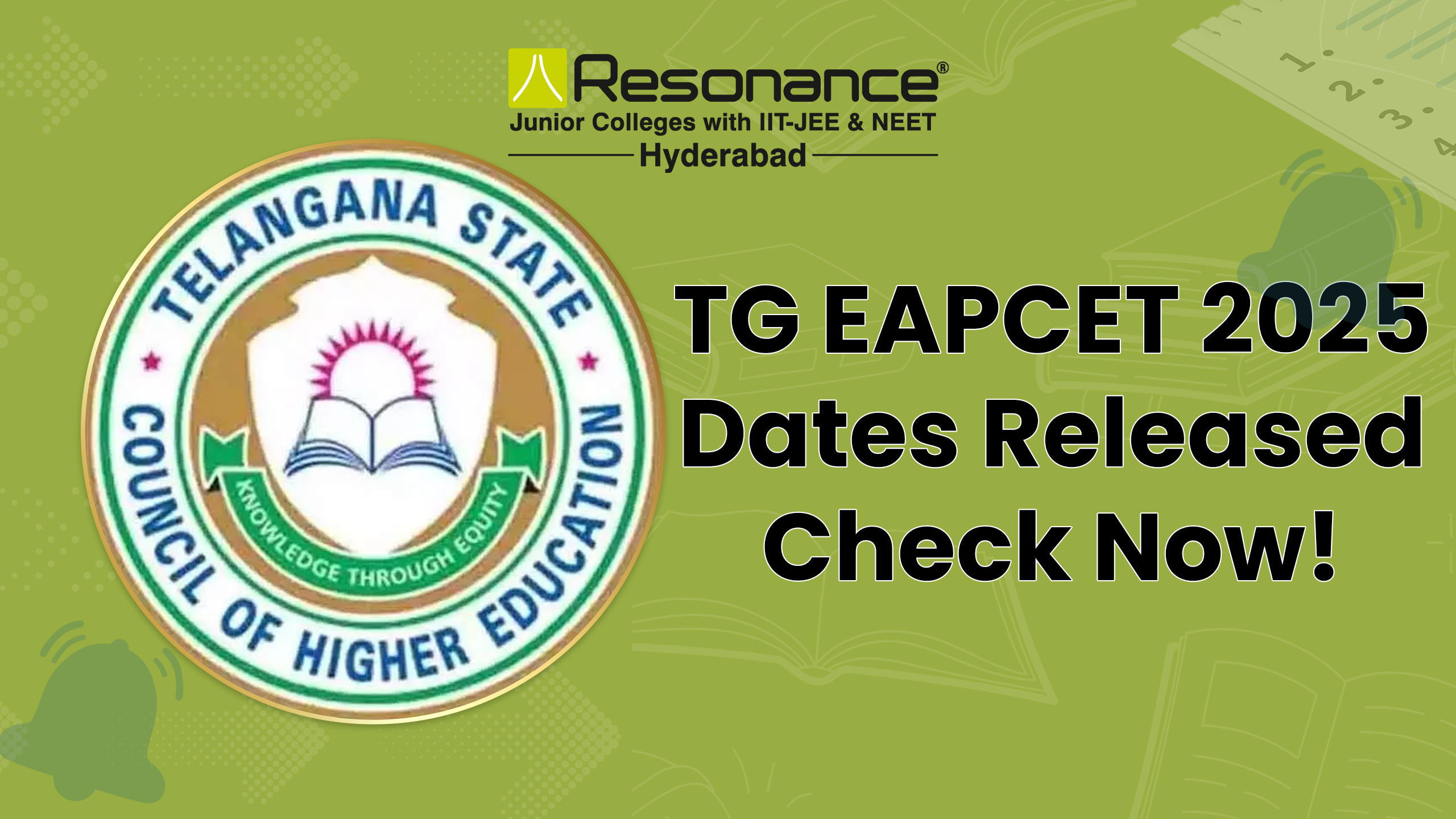 TS EAMCET 2025 (TS EAPCET 2025) Exam Dates Announced – Check Now!