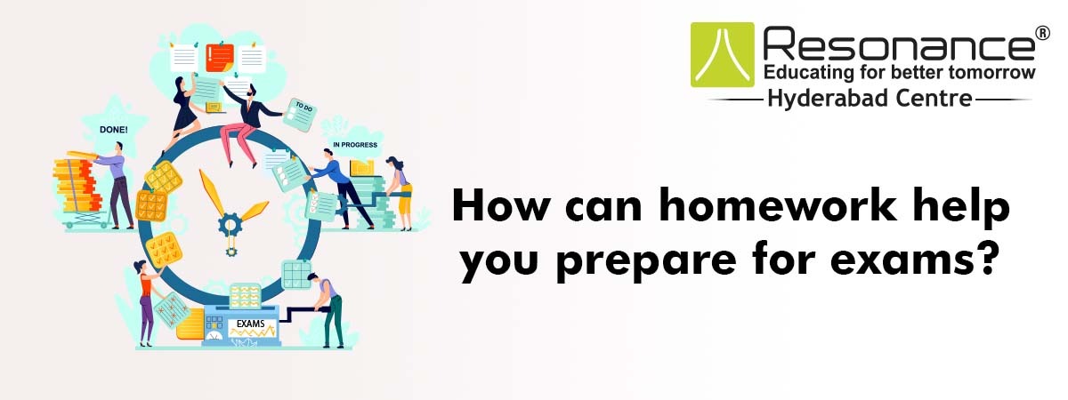How can homework help you prepare for exams?